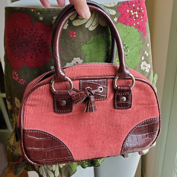 Tommy Hilfiger Handbags - Tommy Hilfiger Corduroy Vintage Boho 70s Styled Mini Purse